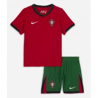 Camisa de time de futebol Portugal Replicas 1º Equipamento Infantil Europeu 2024 Manga Curta (+ Calças curtas)
